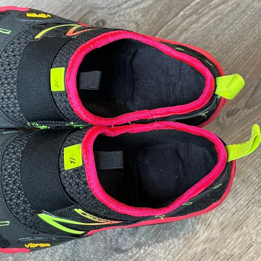 New Balance‎ Minimus Trail 10 Women 5 Black Neon Pink Yellow Vibram WT10SO Shoes